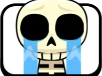 Crying Skeleton Emote (Clash Royale)