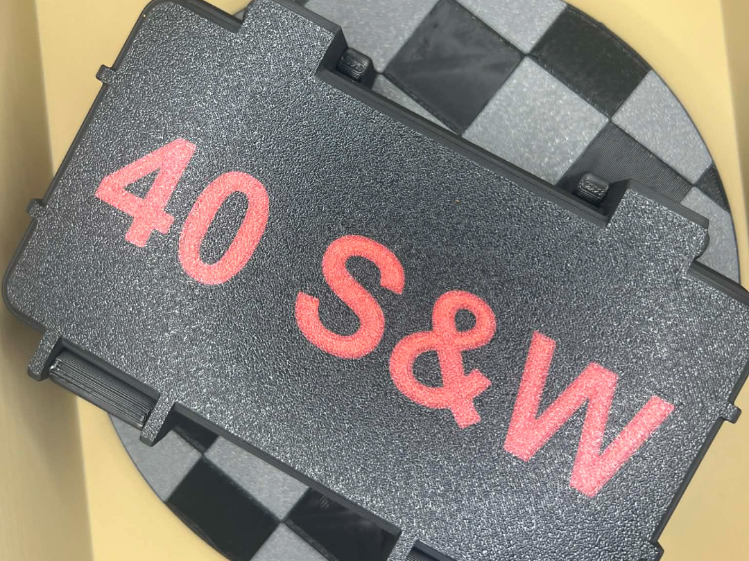 40S&W x 50 print in place ammo storage 