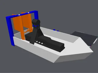 Flat Bottom Fan Boat