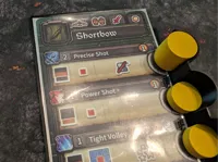 weapon card tray with lettering - 2 x colors