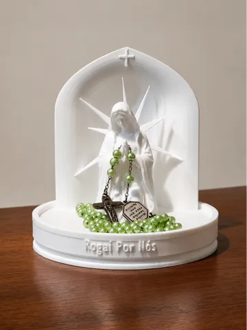Soporte: Virgin Mary Rosary Holder – No Supports — vista de referencia 2