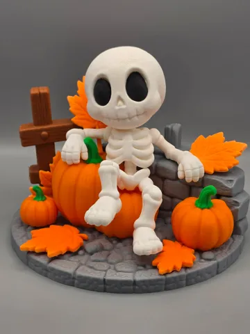 Adorno temático: Bone Appétit: Lounging in the Pumpkin Patch — vista de referencia 2