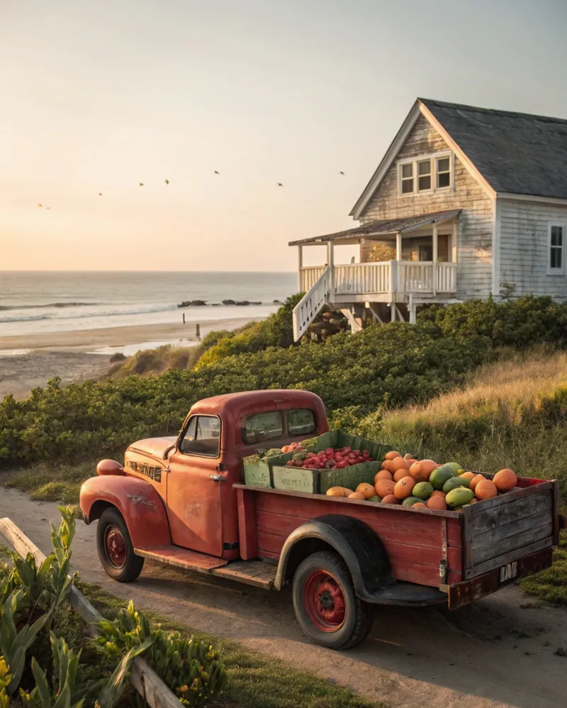 Beachside Farm House Lithophane