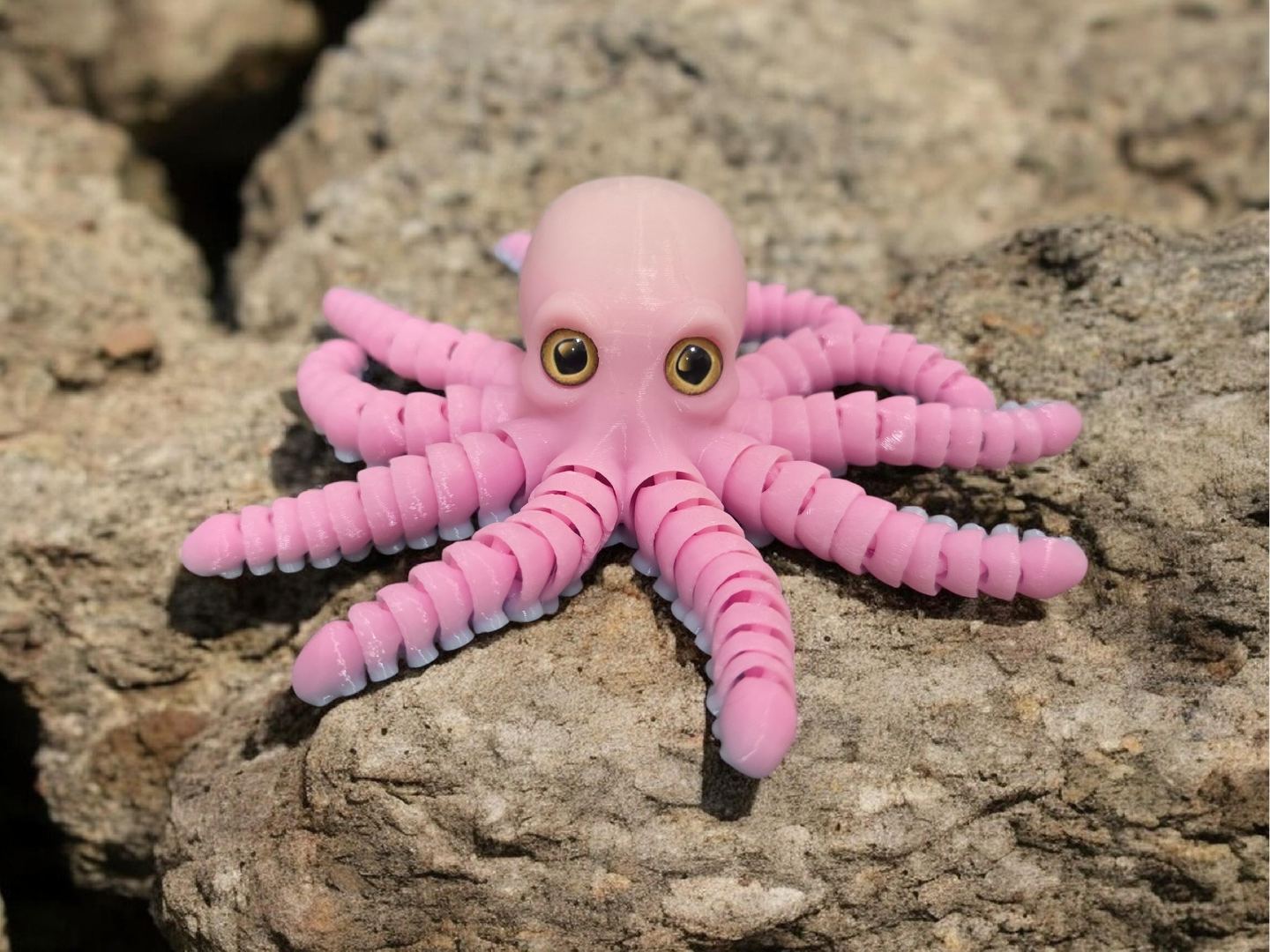 Flexi Octopus - glass eye compatible / no supports