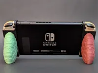 Poignée Joy-Con Switch motif feuille — photo 1