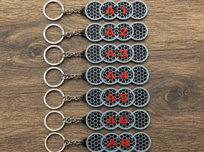 Audi Keychain A1-A8 