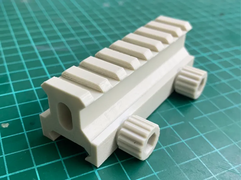85mm長皮卡丁尼導軌-23mm增高架 Picatinny rail liftup