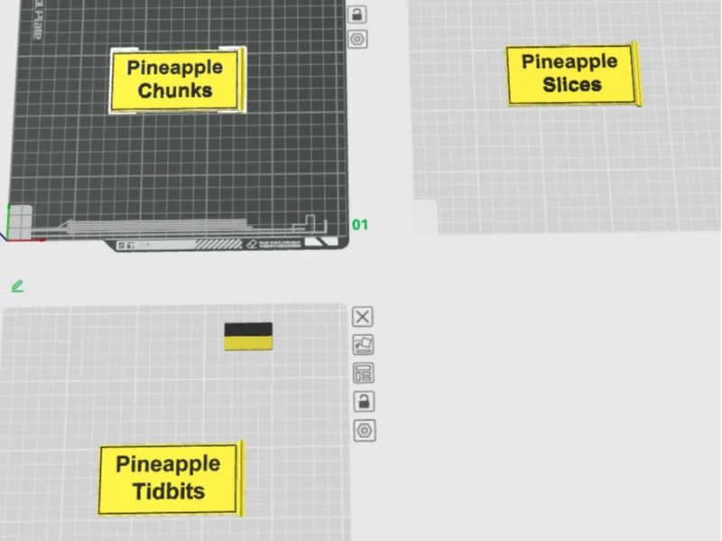 Pineapple Labels