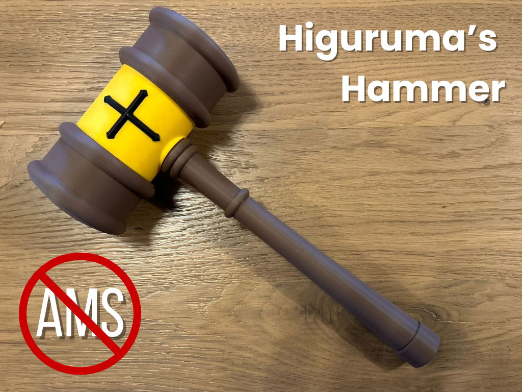 Higuruma's Hammer from Jujutsu Kaisen [NO AMS]