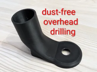 Staubsaugeradapter zum Bohren