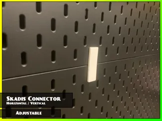 Ikea Skadis - Connector (Vertical, Horizontal)