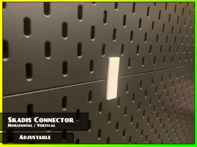 Ikea Skadis - Connector (Vertical, Horizontal)