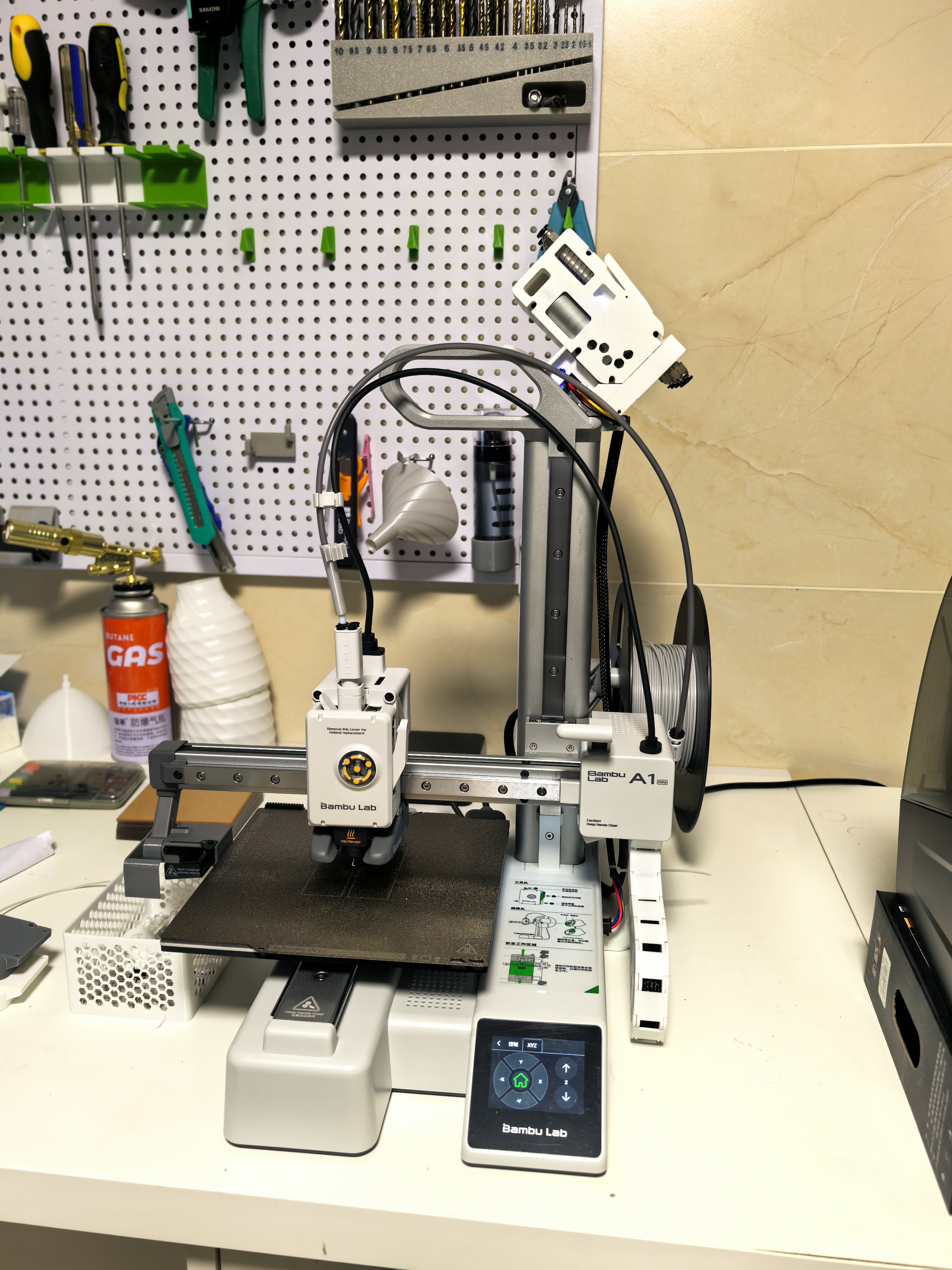 3Dプリント A1 mini ハンドル (兼BMCU上面取り付けブラケット) - 無料