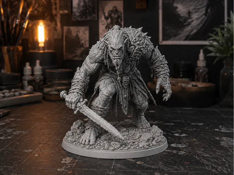 Fantasy Troll Krieger
