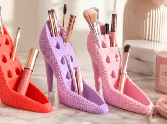 Gestrickter High-Heel-Organizer Nr.2
