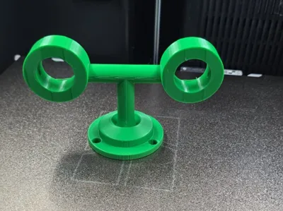 Double ceiling bracket for curtain rod 28mm