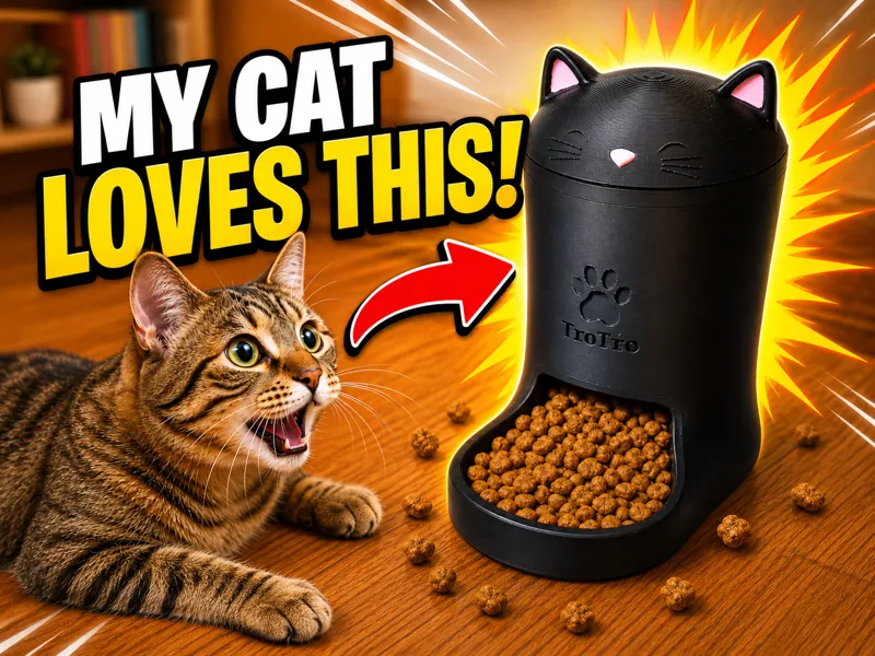 Cat Feeder with Custom Name