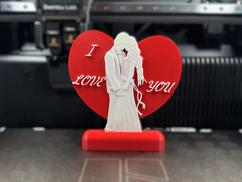 I Love You – Couple Heart Silhouette FREE TO SELL
