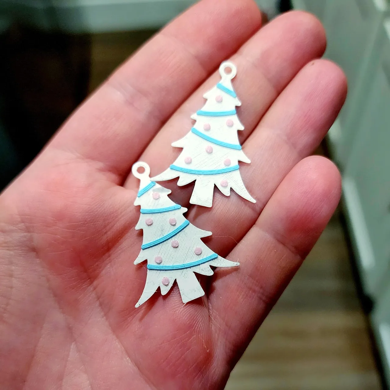 Christmas Tree Earrings view 2