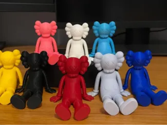Kaws sitting model