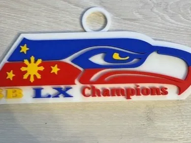 Seahawk Philippine Super Bowl Champion emblem