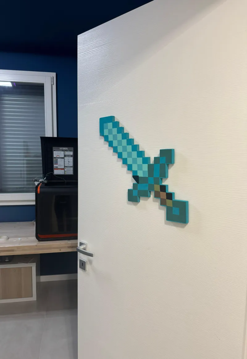 Minecraft Sword Hanger