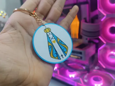 Our Lady of Aparecida Keychain