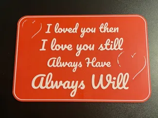 Valentine Love Sign