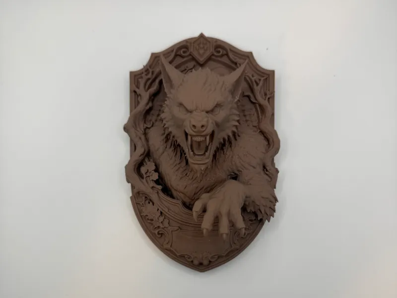 Werewolf Monster Wall Plaque