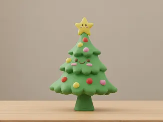 Cute Multi-Color Christmas Tree