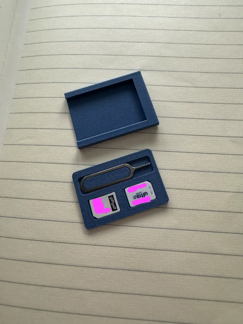 Nano-sim Storage with apple sim pin