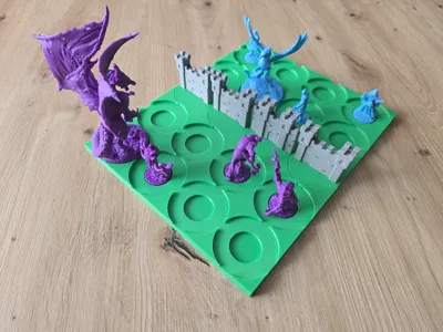 Heroes of Might & Magic Boardgame Battle Board