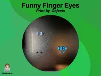 Funny Finger Eyes - Print by Objects
