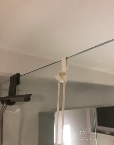 Shower Hook for 6mm Glass