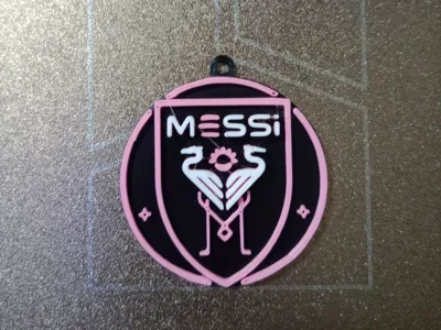 Inter/Messi Keychain