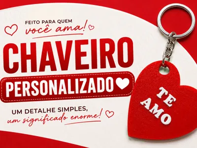 Keychain with "I LOVE YOU"