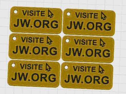 JW keyring/keychain (portuguese)