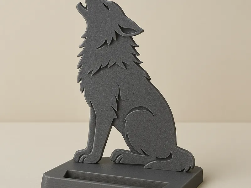 Phone stand - wolf edition