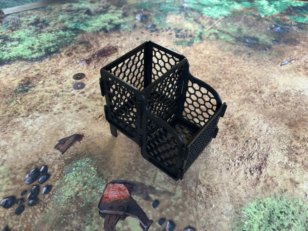 Card draw/discard tray Double Vertical kit by Patricktb3D MakerWorld ...