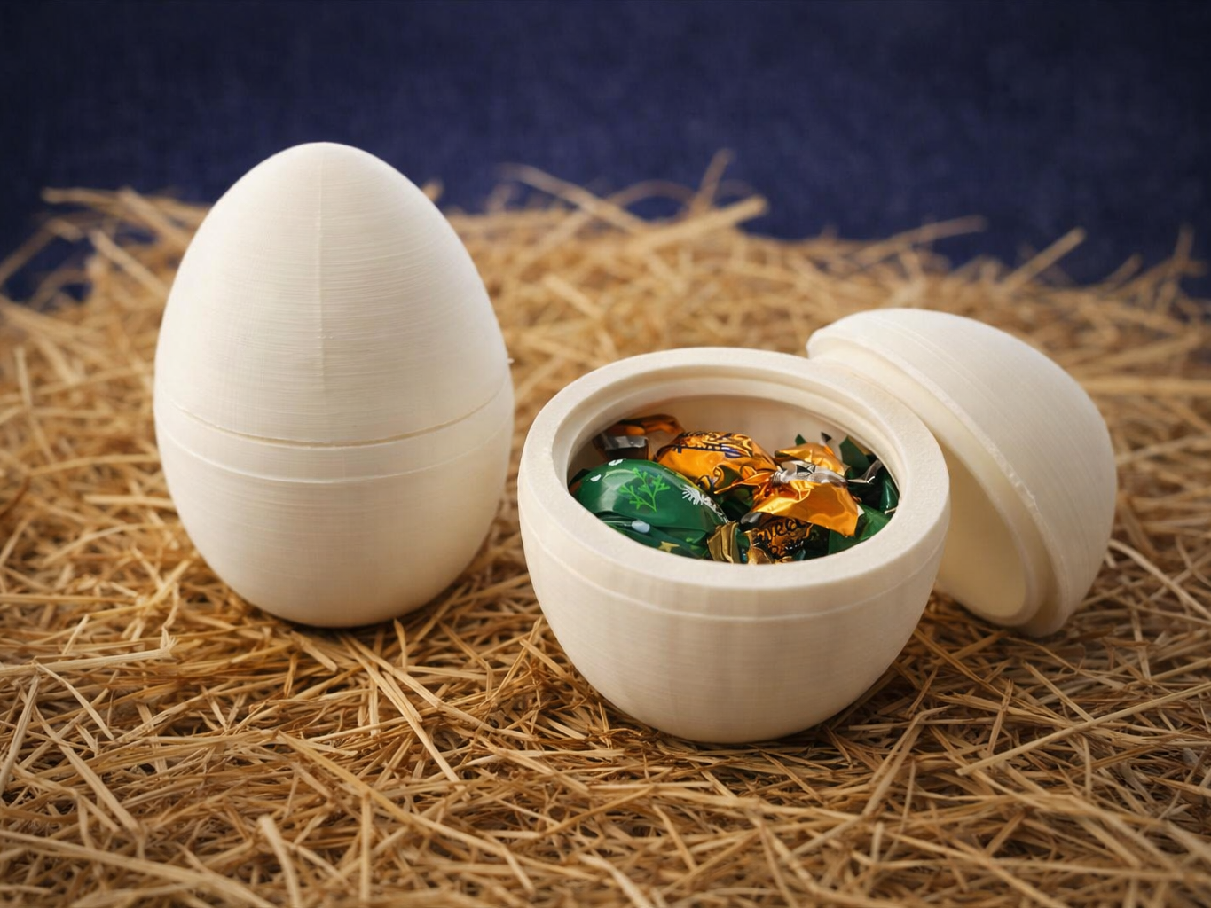 Easter Egg Candy Container