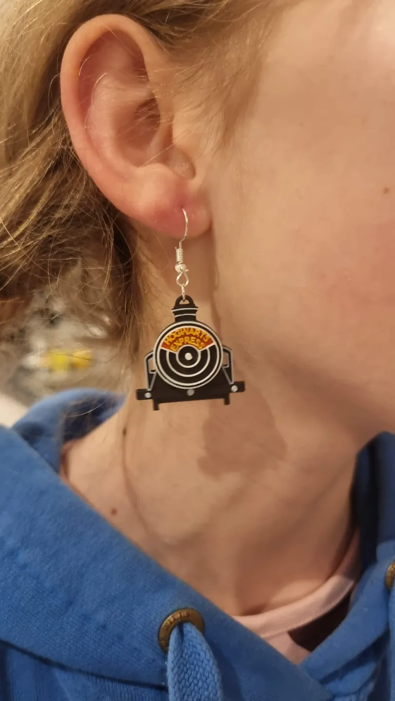 Hogwarts Express Earrings view 2