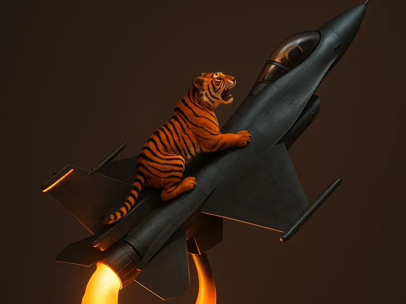 F-16 Tiger Demo Poland pedestals