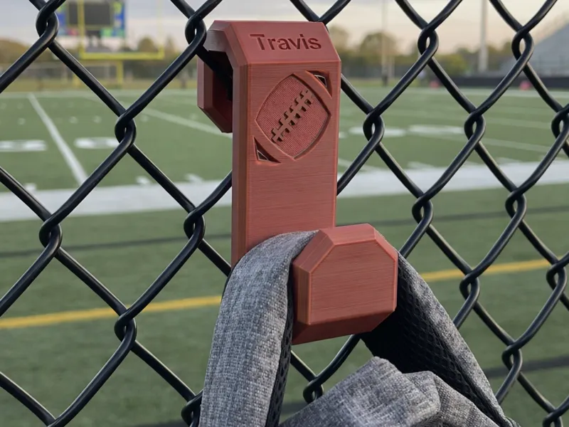 Football Bag Fence Hook