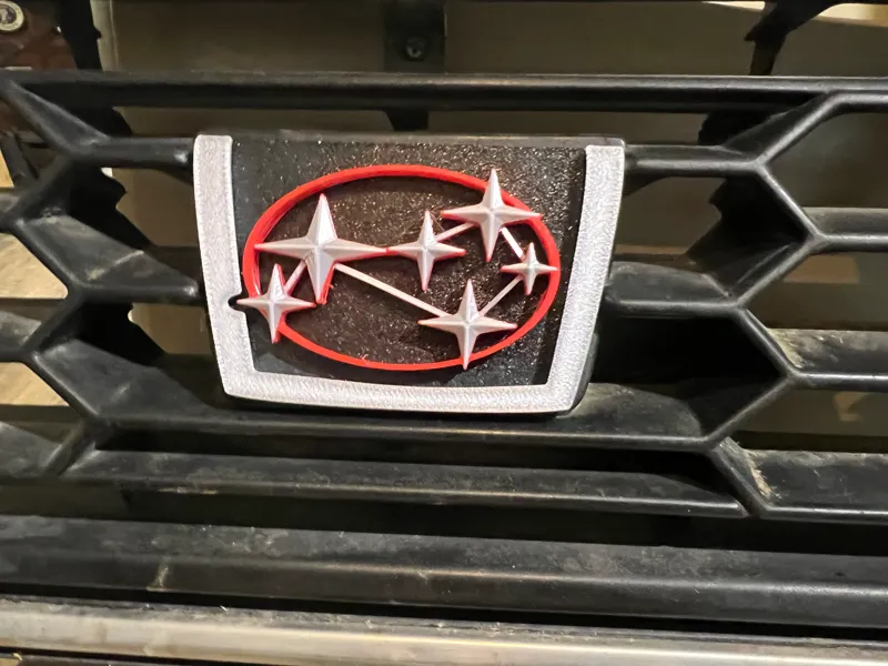 Subaru Brumby Grille Badge