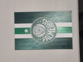 Palmeiras Hueforge – Full Color Wall Arthueforgh