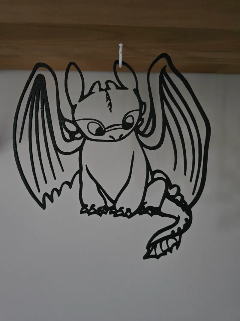 Toothless - How To Train Your Dragon - Wall Art