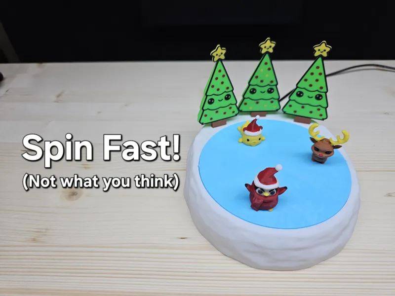 North pole Magnetic Rink automaton
