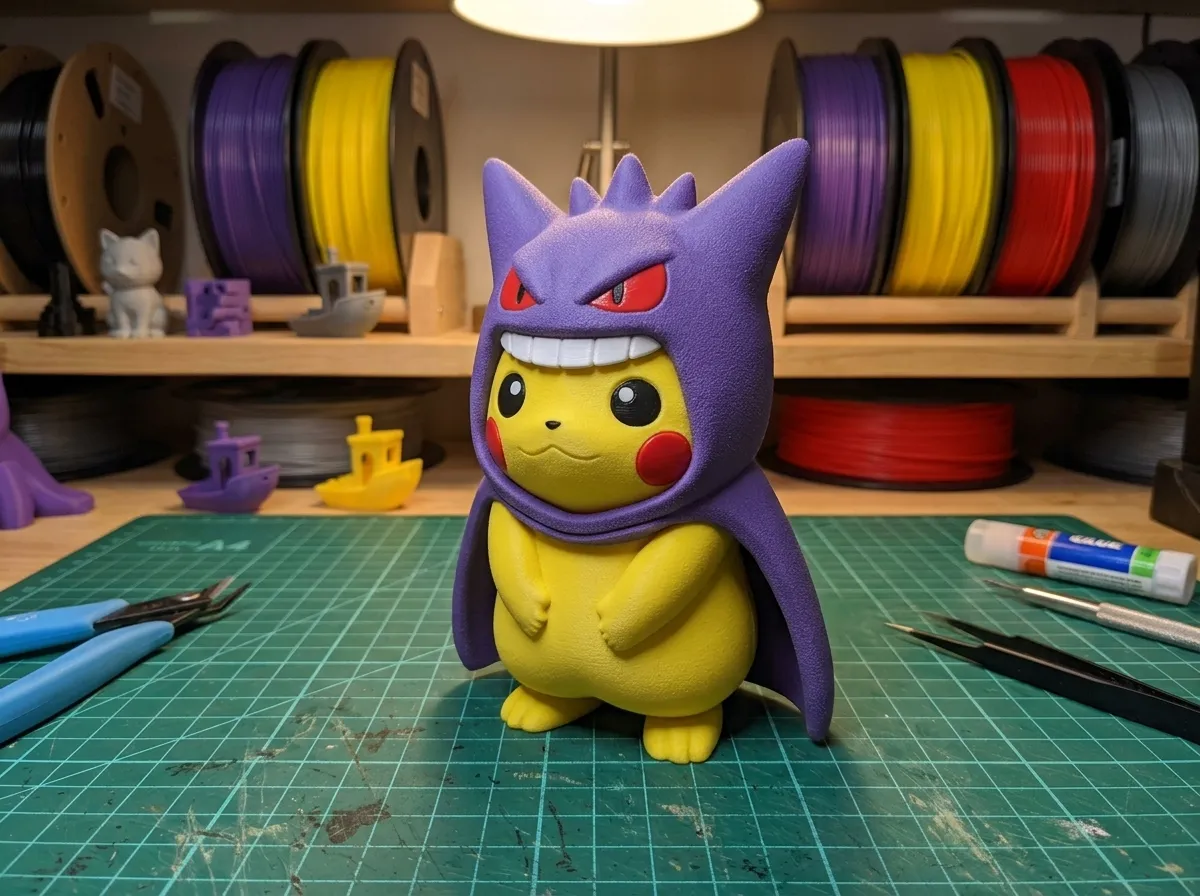 Pikachu Gengar Poncho | Multiparte | SEM AMS view 2