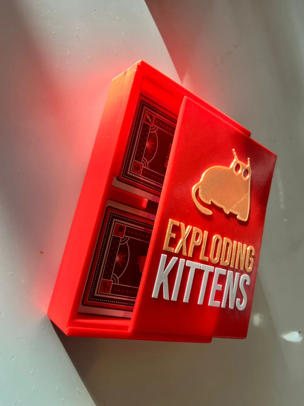 Exploding Kittens Game Box with Extensions - Free 3D Print Model ...