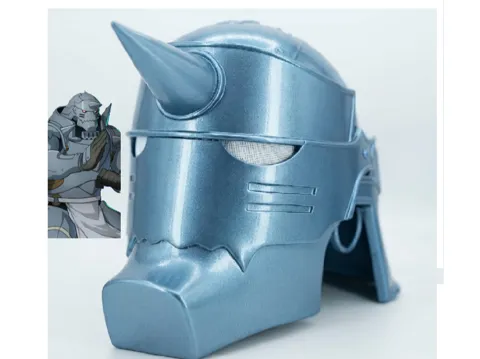 Pieza para disfraz o exhibición: ALPHONSE ELRIC HELMET (FULLMETAL ALCHEMIST) — referencia de MakerWorld